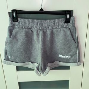 Under Armour sweat shorts- Mustangs embroidery